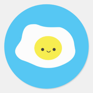 Sunny Side Up Classic Round Sticker