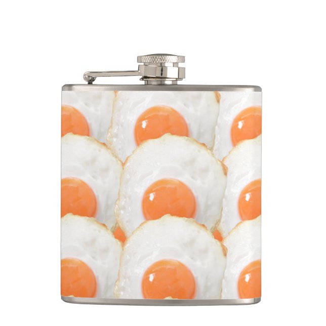 Sunny Side Up Eggs Hip Flask (Front)