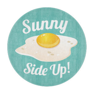 Sunny Side Up Fried Egg Breakfast Cutting Board