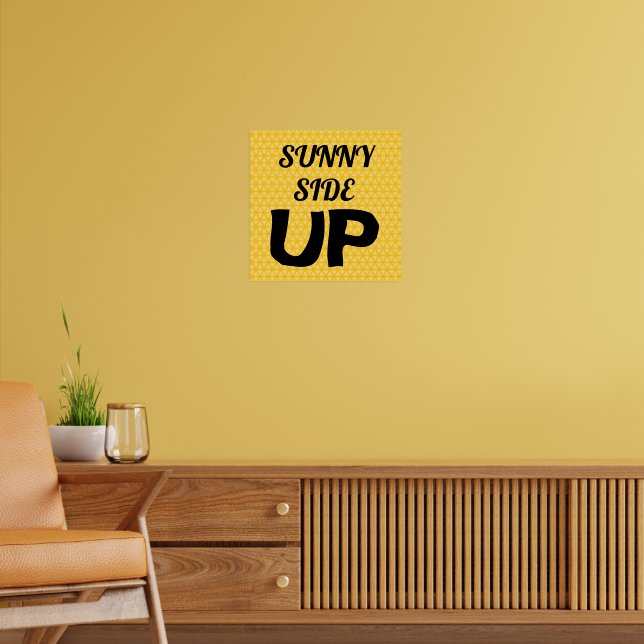 Sunny side up Yellow Orange 4 Poster (Living Room 2)