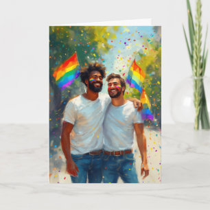 Sunny Sidewalk Embrace Card