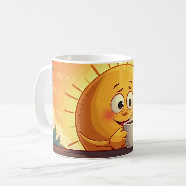Sunny Sip Coffee Mug (Front Left)