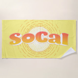 Sunny SoCal Beach Towel