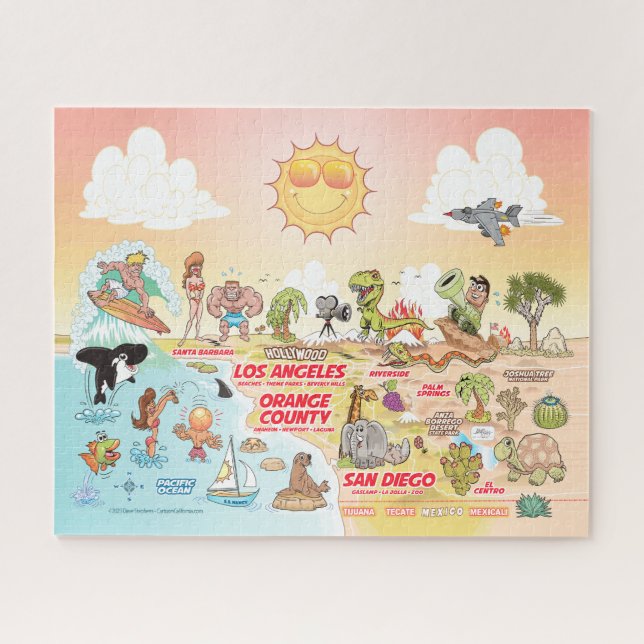 Sunny SoCal Jigsaw Puzzle (Horizontal)