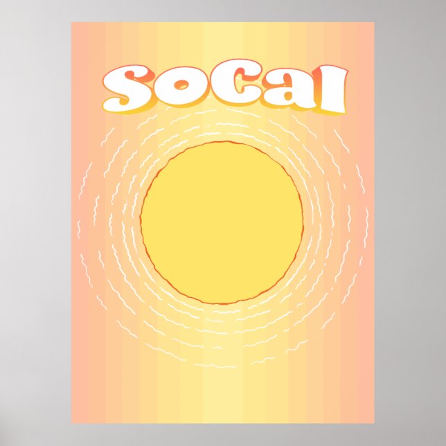 Sunny SoCal Poster (Front)