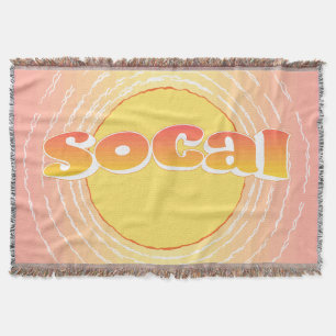 Sunny SoCal Throw Blanket