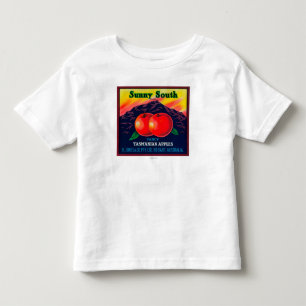 Sunny South Apple LabelHobart, Australia Toddler T-Shirt