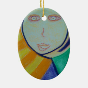 Sunny Spirit Ceramic Ornament