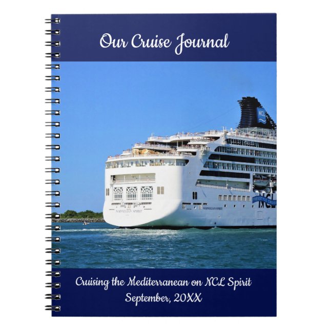 Sunny Spirit Stern Custom Cruise Journal (Front)