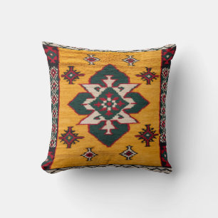 Sunny Splendour: Yellow Kilim Pillows 
