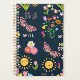 Sunny Spring Blooms Floral Design with Buzzing Bee Planner