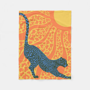 Sunny Stripes Fleece Blanket
