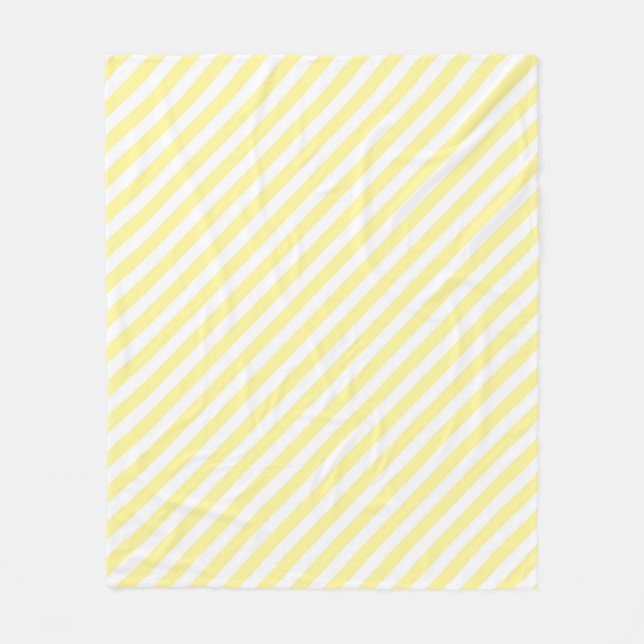 Sunny Stripes Fleece Blanket (Front)