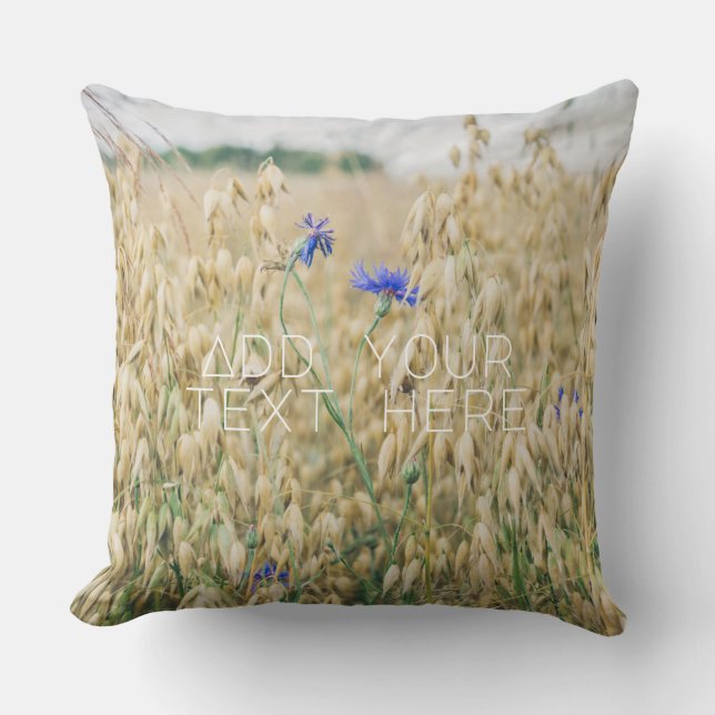 Sunny summer fields cushion (Front)