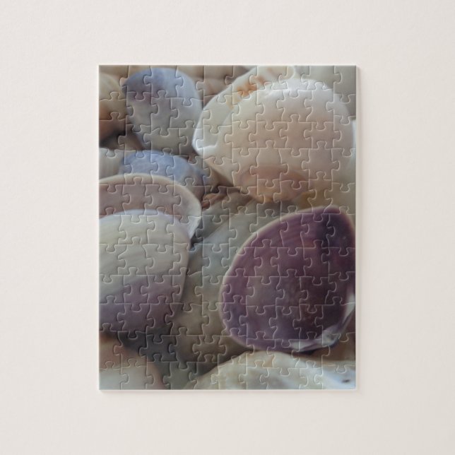 Sunny Summer Seashells, Sea Shell Beach Ocean Jigsaw Puzzle (Vertical)