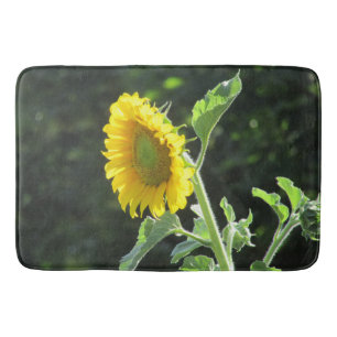 Sunny Summer Sunflower or your picture Bath Mat