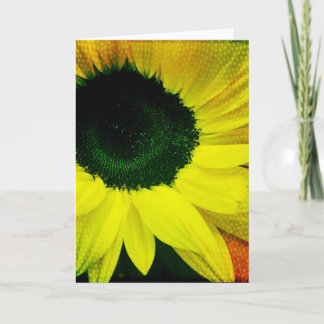 Sunny Sunflower Blank Greeting Card