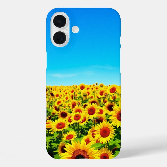 Sunny Sunflower Field Case-Mate iPhone Case (Back)