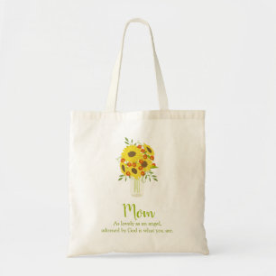 Sunny Sunflower Mom Tote Bag