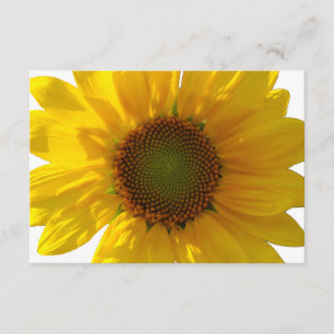 Sunny Sunflower Personalised Blank Notecard