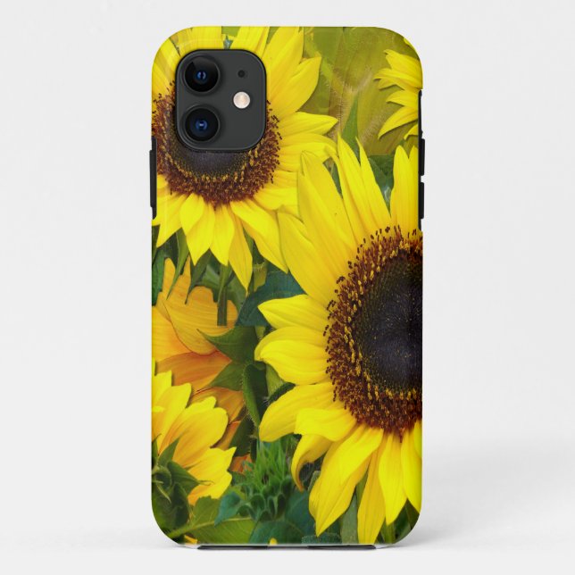 Sunny Sunflowers Case-Mate iPhone Case (Back)