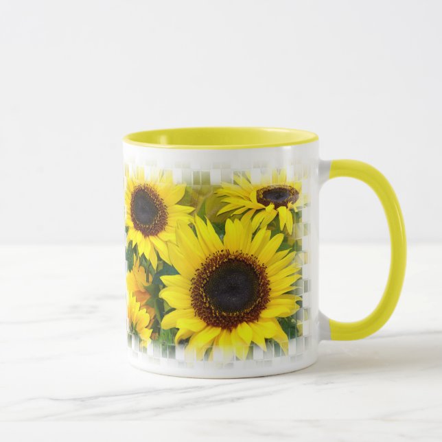 Sunny Sunflowers Mug (Right)