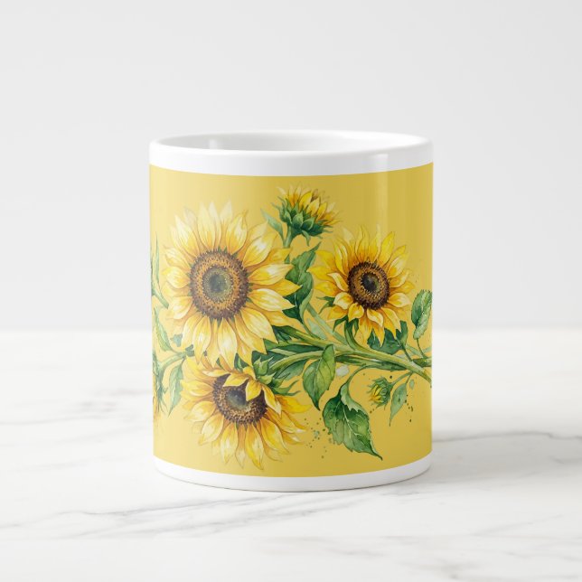 Sunny Sunflowers Specialty Mug (Front)