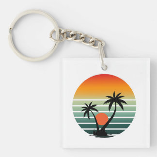 Sunny Sunshine Acrylic Keychain