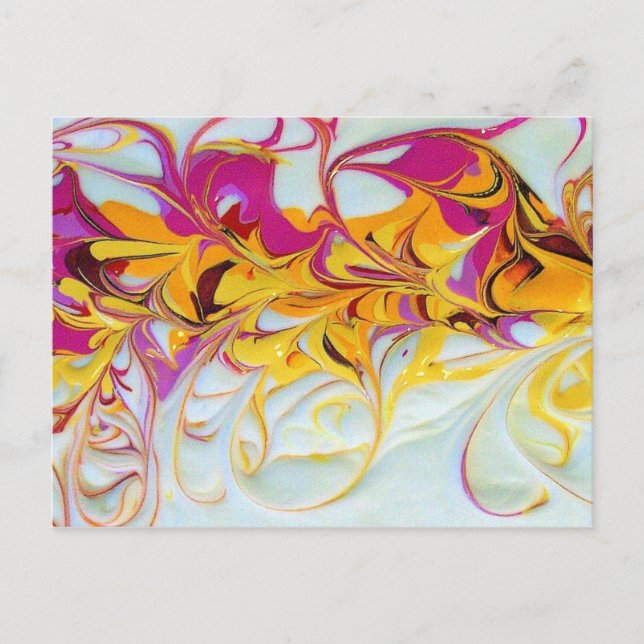 Sunny Swirls Postcard (Front)