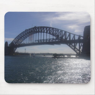 sunny sydney bridge mouse pad