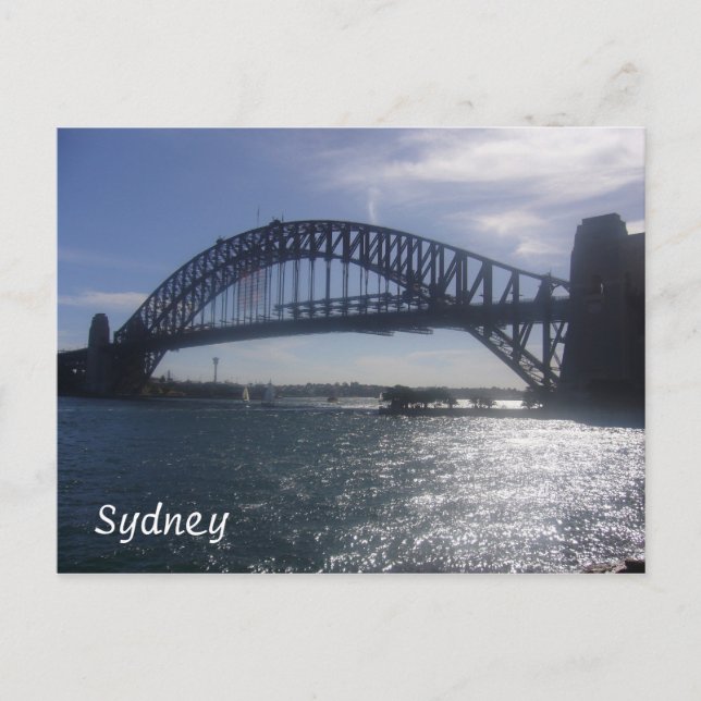 sunny sydney bridge postcard (Front)