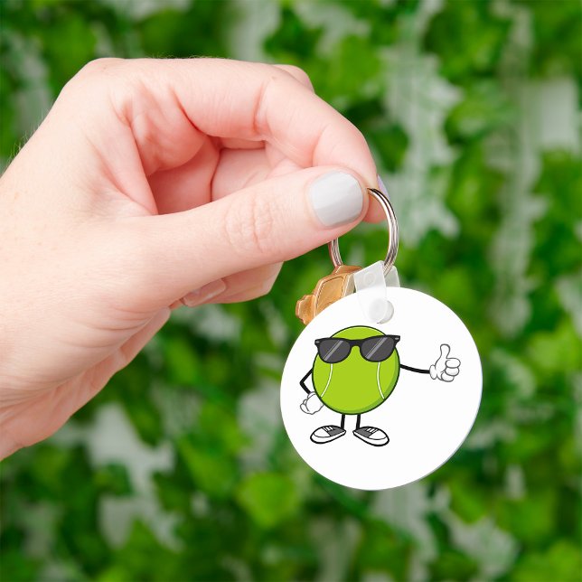 Sunny Tennis Ball Key Ring (Creator Uploaded)