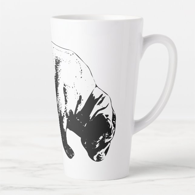 Sunny Trace, Inky Sip Latte Mug (Right)