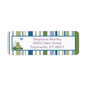 Sunny Turtle Return Address Label