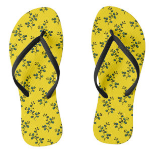 Sunny Twigs, A Summer Seamless Pattern Thongs