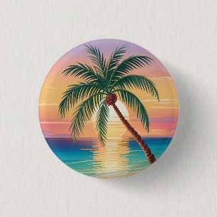 Sunny Vibes 3 Cm Round Badge