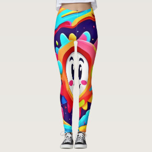 Sunny Vibes: Colourful Joy Leggings