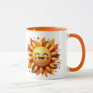 Sunny Vibes Emoji Cup