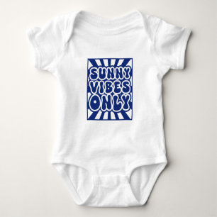 Sunny Vibes Only – Vintage Groovy Energy Baby Bodysuit