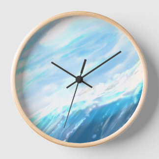Sunny wave clock
