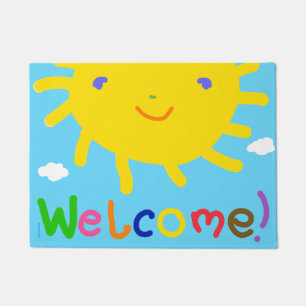 Sunny Welcome Doormat