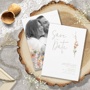 Sunny Wildflower Photo Template Border ID1023