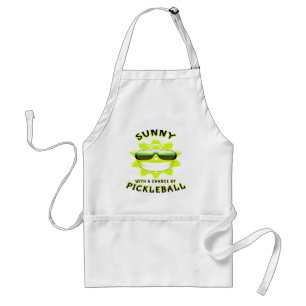 Sunny With a Chance of PickleBall Standard Apron