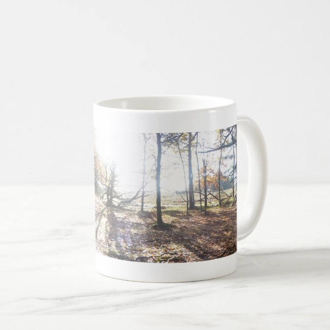 Sunny Wood Panoramic Landscape Mug (Front Right)
