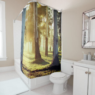 Sunny Woods Shower Curtain
