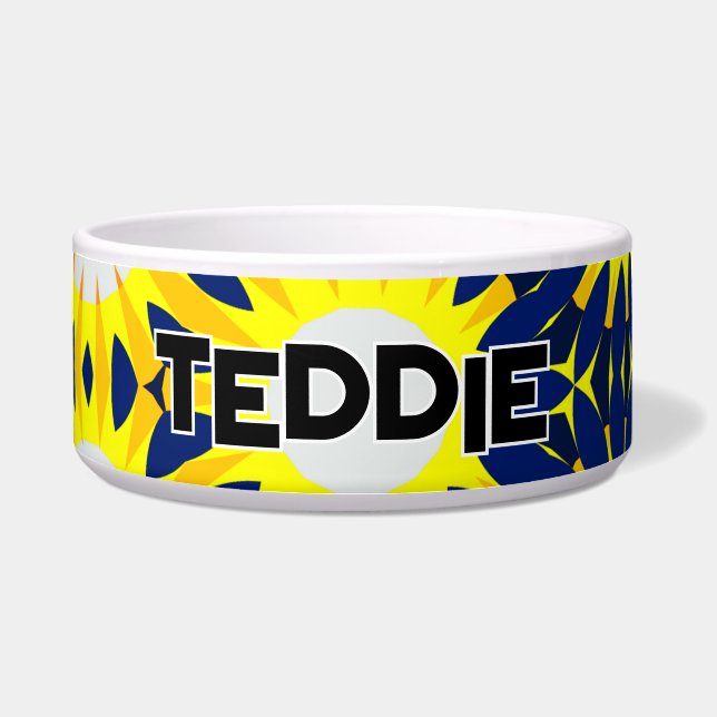 Sunny Yellow and Navy Sunflower Vibrant  (Front)