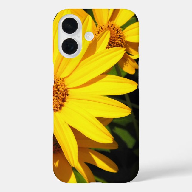 Sunny Yellow Daisy Petals iPhone Case (Back)