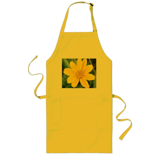 Sunny Yellow Flower Apron (Front)