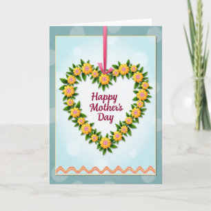 Sunny Yellow Mothers Day Card