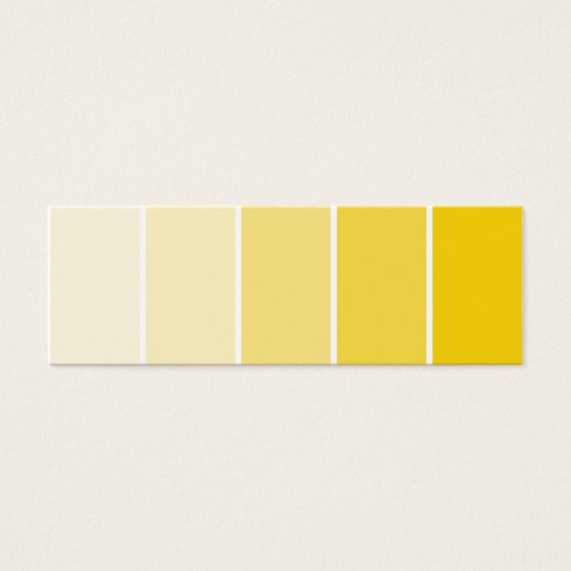 Sunny Yellow Paint Samples (Front)